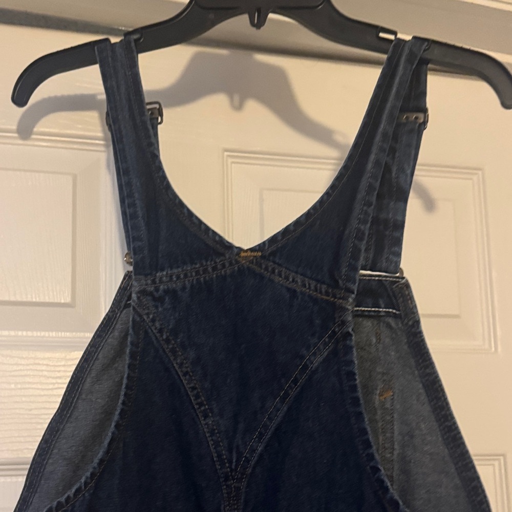 Carhartt Dark Blue Denim Overalls - Picture 5 of 7